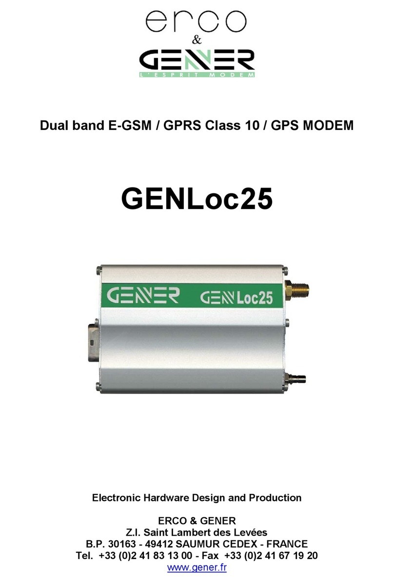 Erco&Gener GENLoc25 User manual
