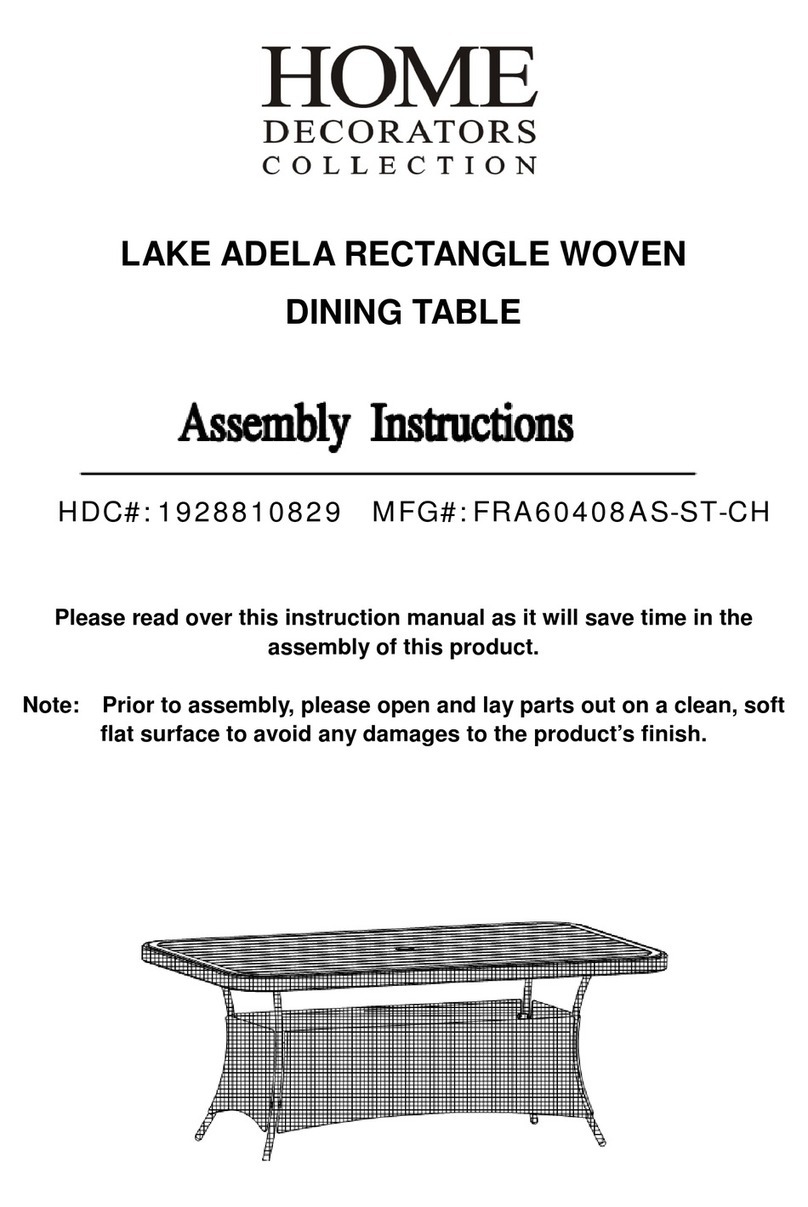 Home Decorators Collection Lake Adela Assembly instructions Home Decorators Collection Lake Adela Assembly instructions