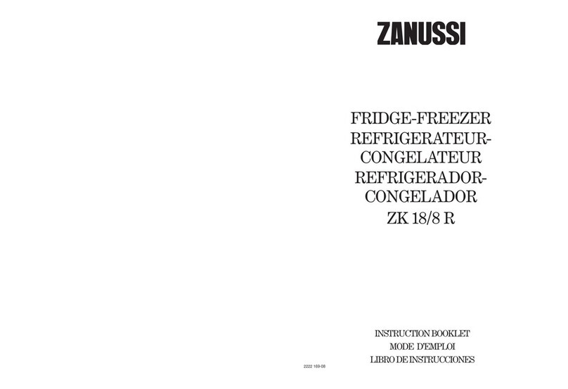 Zanussi ZK 18 R User manual Zanussi ZK 18 R User manual