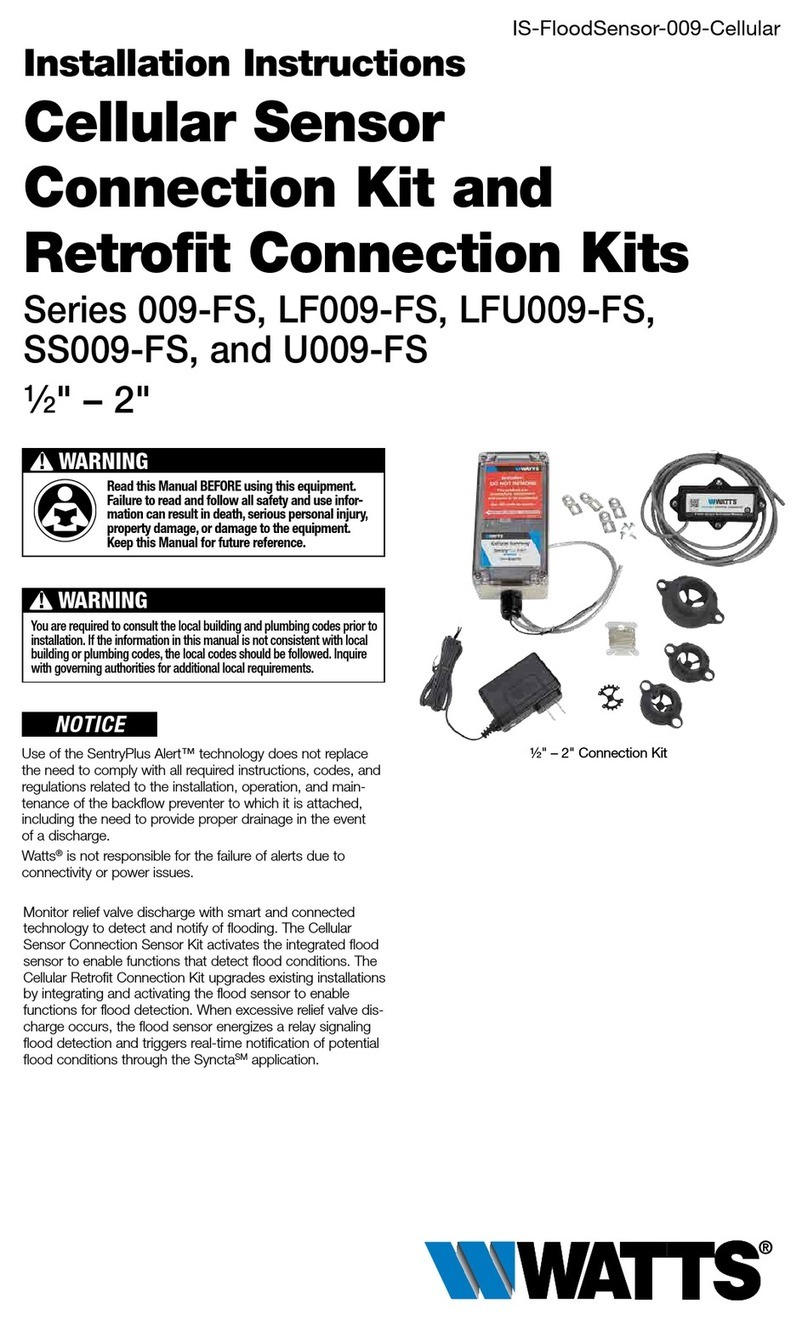 Watts 009-FS installation instructions