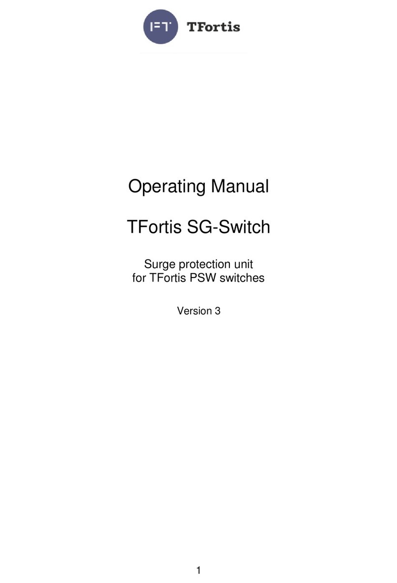 TFortis SG-Switch User manual