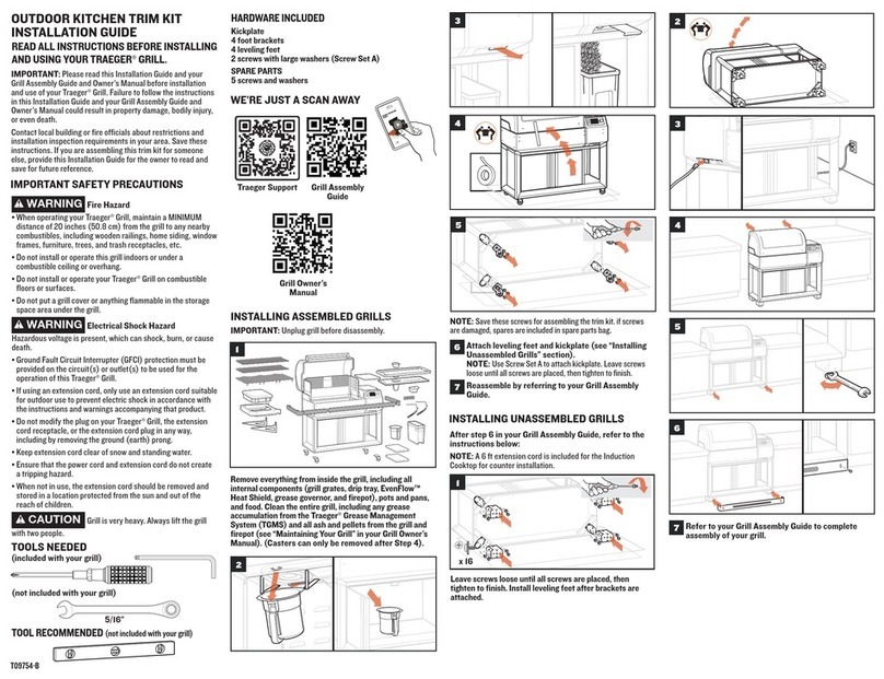 Traeger T09754-B installation guide