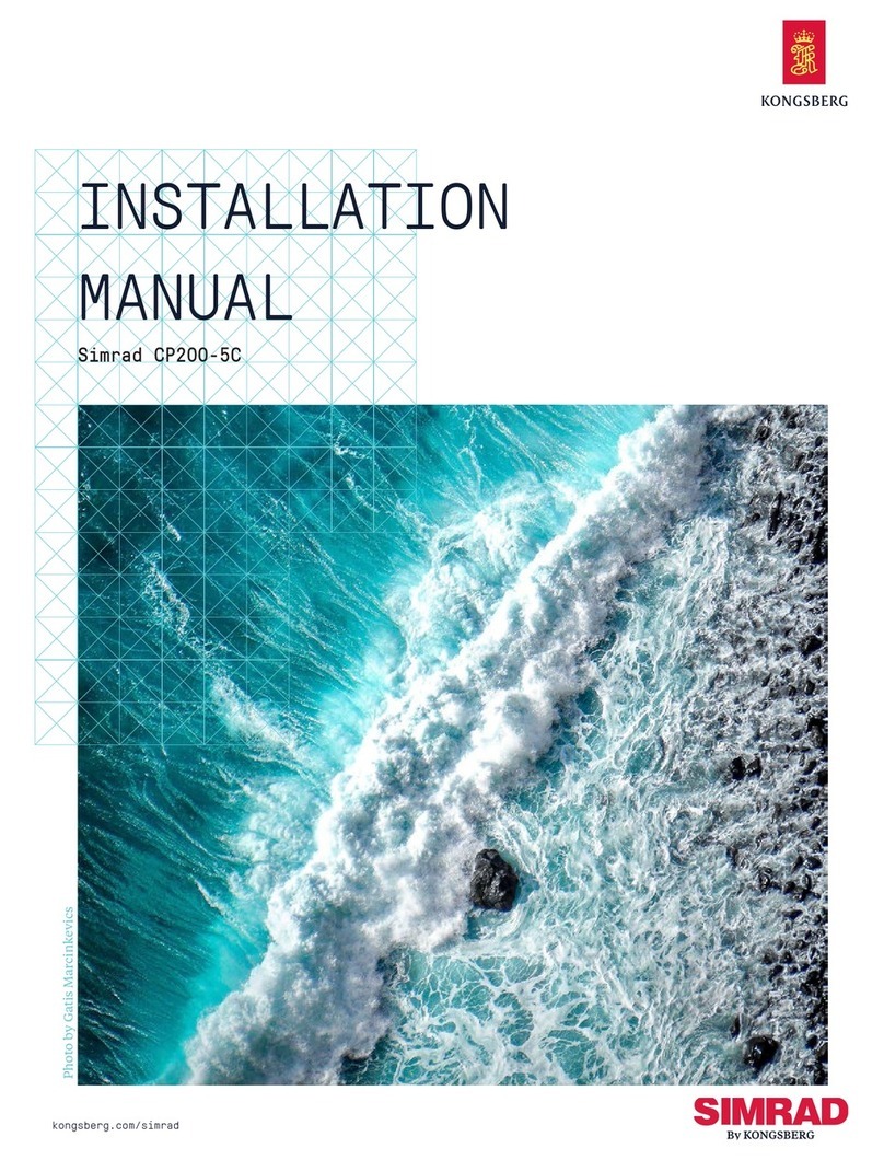 Kongsberg Simrad CP200-5C User manual