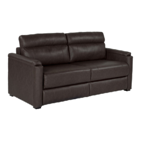 Lippert Thomas Payne Tri-Fold Sofa Installation and owner's manual Lippert Thomas Payne Tri-Fold Sofa Installation and owner's manual