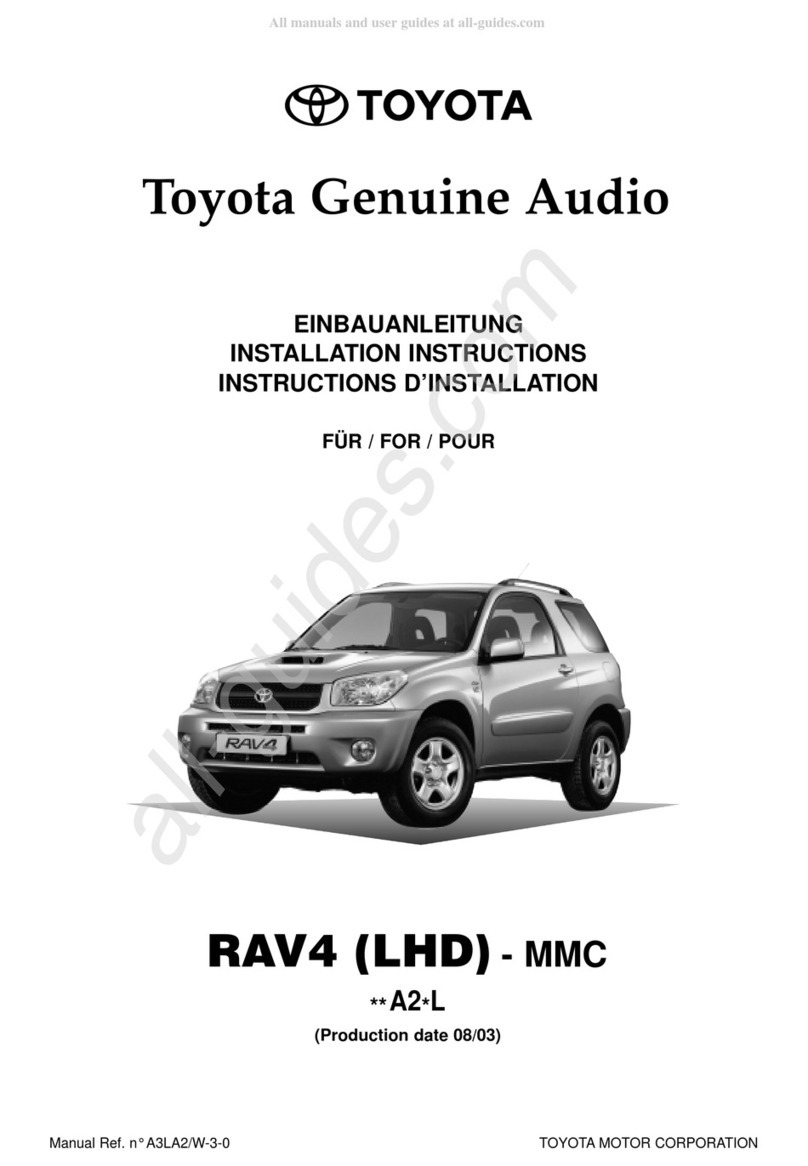 Toyota A2 L Series installation instructions