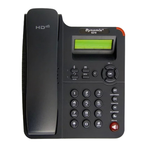 Dynamix E210 Quick user manual