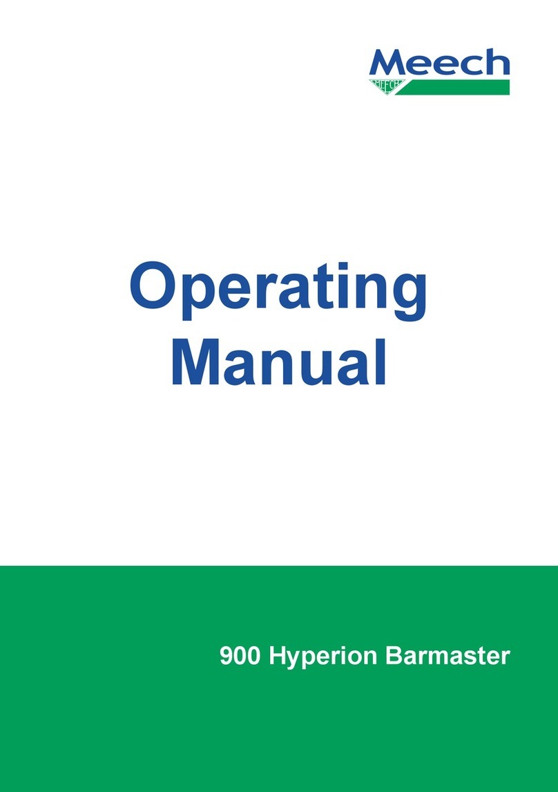 Meech Hyperion BarMaster 900 operating manual Meech Hyperion BarMaster 900 operating manual