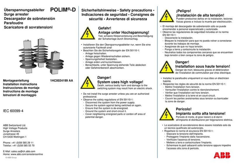 ABB POLIM-D 1HC0024199 AA installation instructions