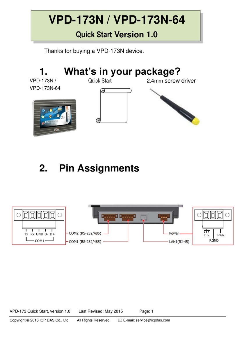 ICP DAS USA VPD-173N quick start