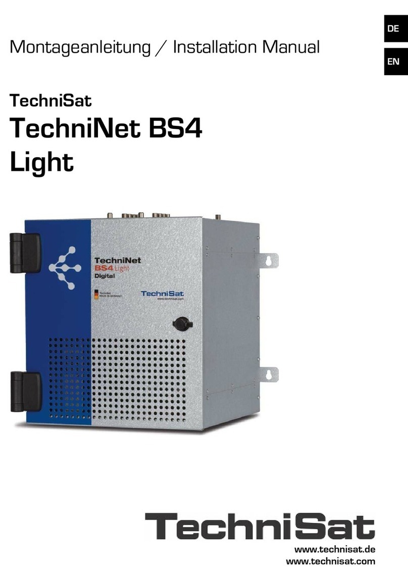 TechniSat TechniNet BS4 Light installation manual