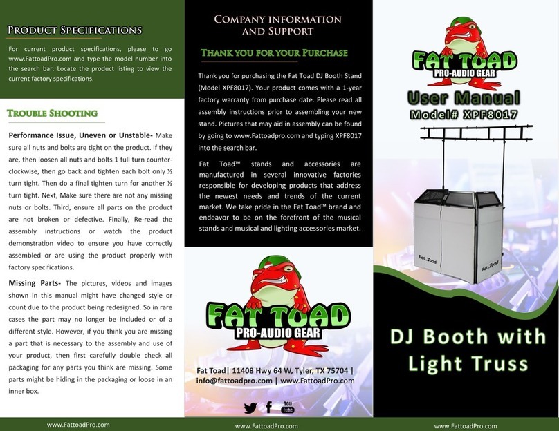 Fat toad XPF8017 user manual