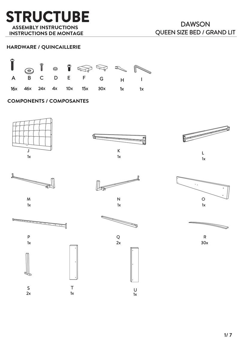 STRUCTUBE DAWSON User manual STRUCTUBE DAWSON User manual
