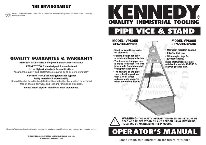 Kennedy VPS055 Operator's manual