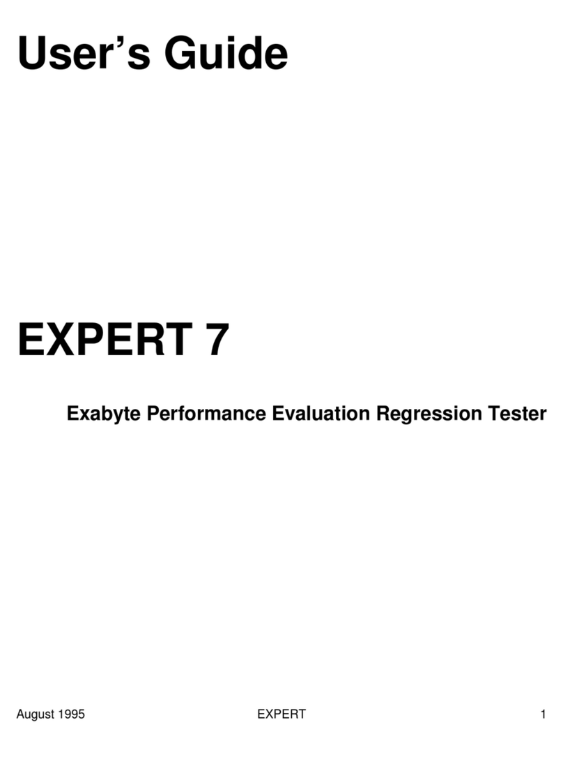 Exabyte EXPERT 7 User manual
