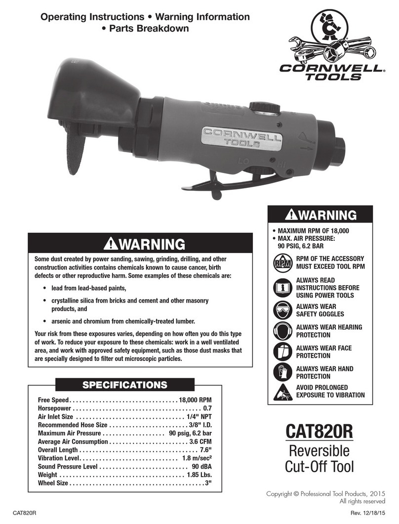 Cornwell Tools CAT820R operating instructions Cornwell Tools CAT820R operating instructions