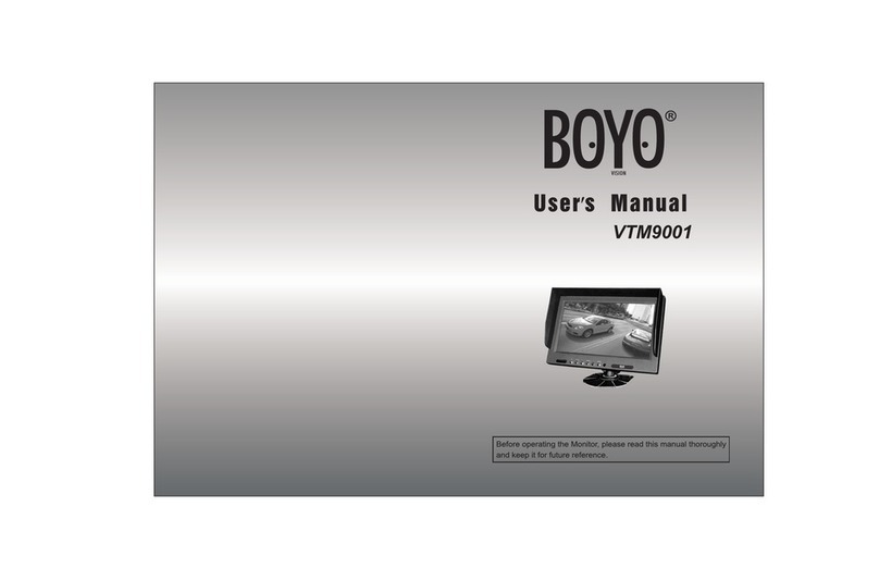 Boyo Vision VTM9001 user manual Boyo Vision VTM9001 user manual