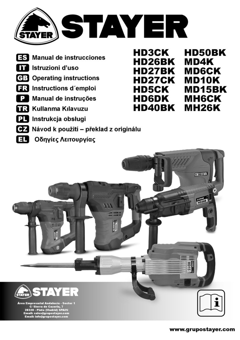 stayer HD3CK operating instructions