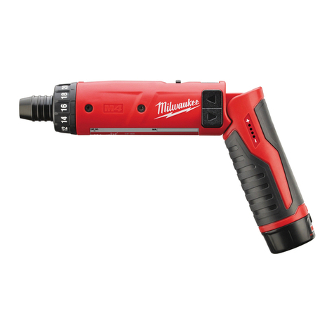 Milwaukee M4 D Original instructions