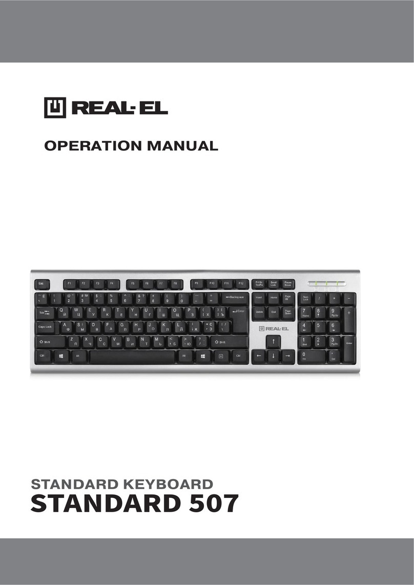 Real-El STANDART 507 Operation manual