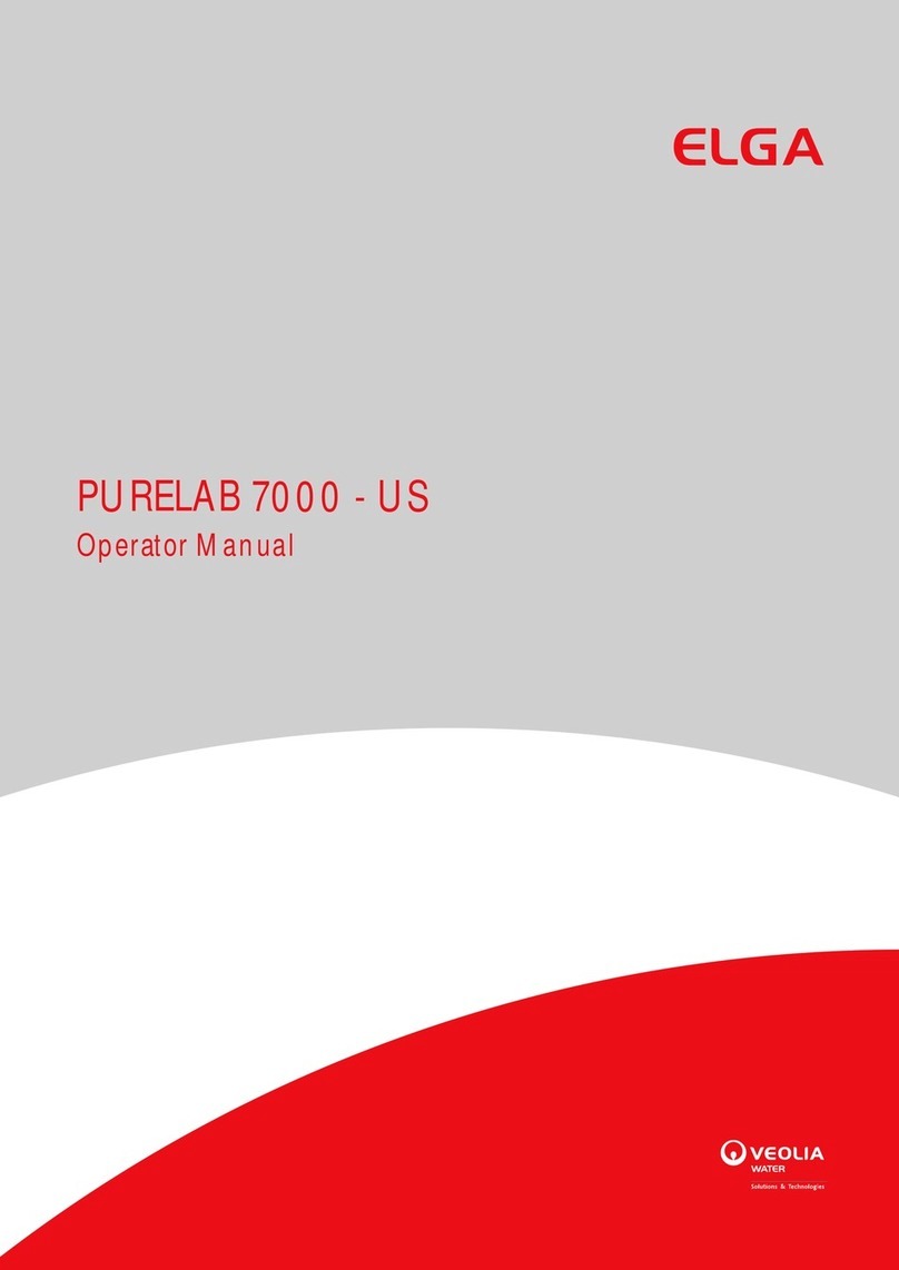 ELGA PURELAB 7000 - US Operator's manual