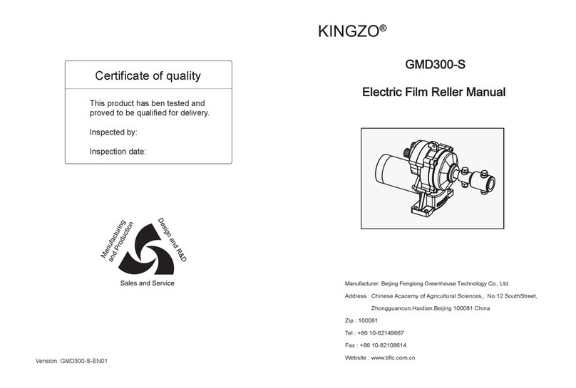 KINGZO GMD300-S manual