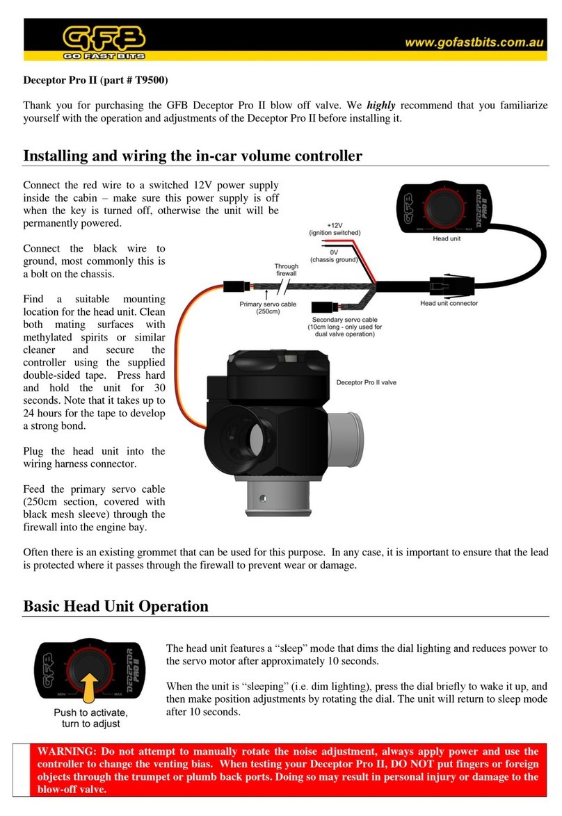 GFB Deceptor Pro II quick start guide GFB Deceptor Pro II quick start guide