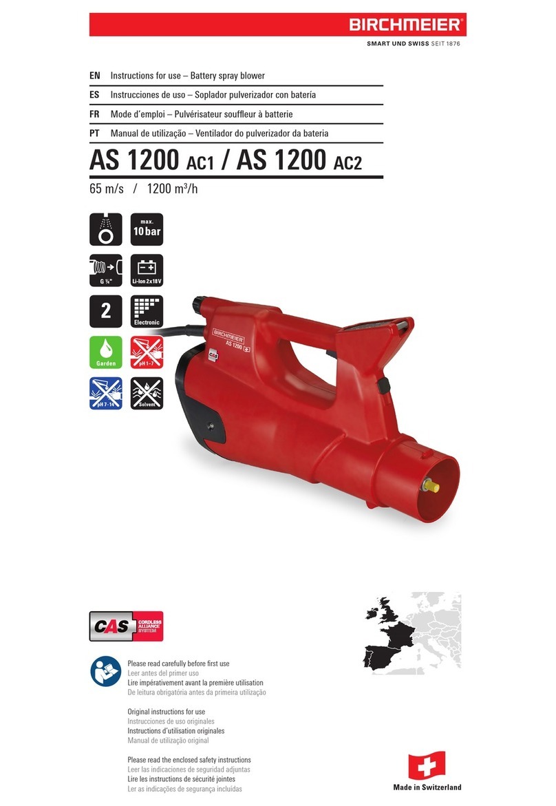 Birchmeier AS 1200 AC1 Instructions for use