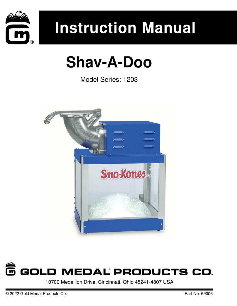 Goldmedal Shav-A-Doo 1203 User manual
