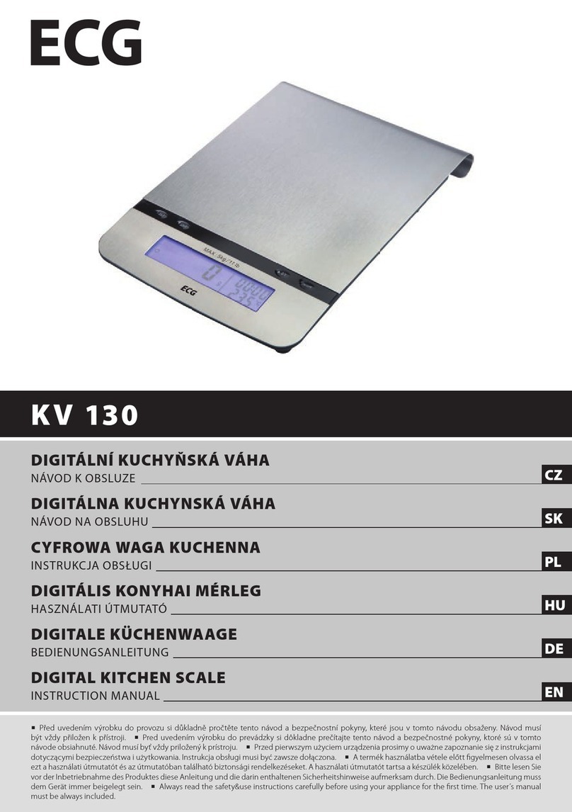 ECG KV 130 User manual