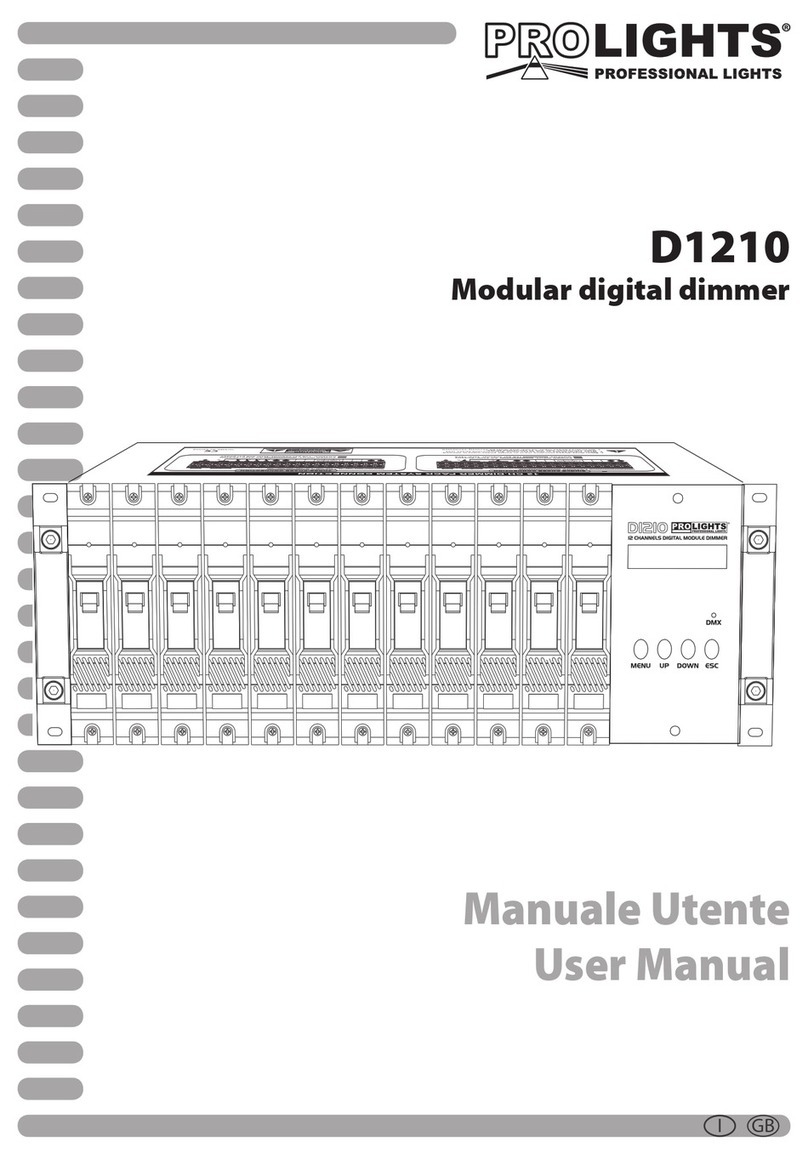 ProLights D1210 User manual