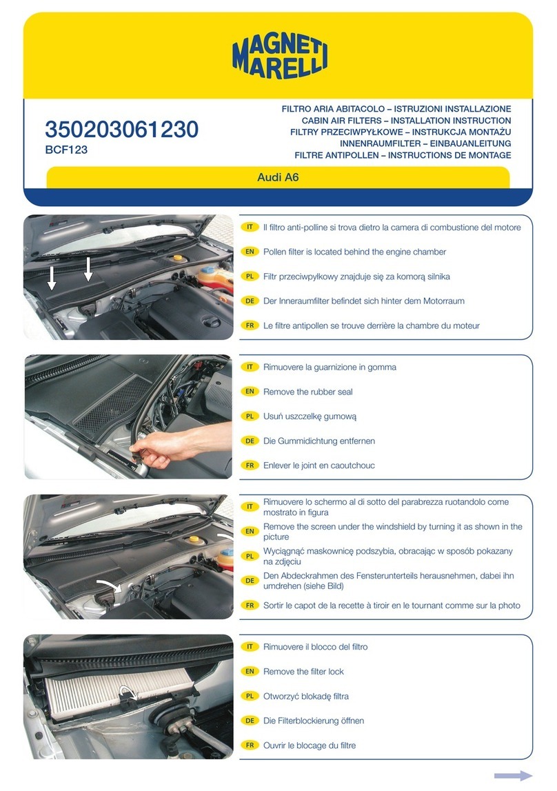 Magneti Marelli 350203061230 Installation instruction