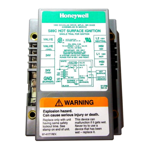 Honeywell S89C User manual Honeywell S89C User manual