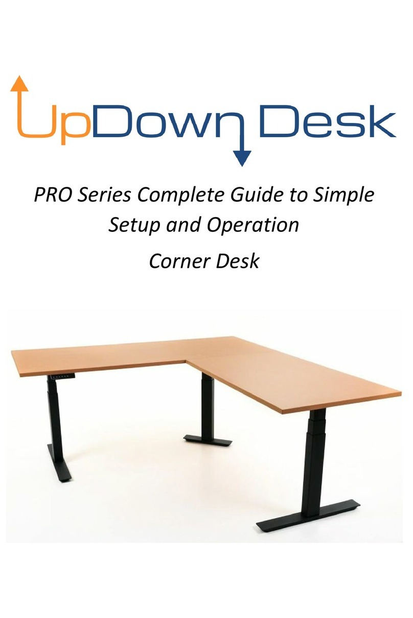 UpDown Desk PRO Series Setup guide