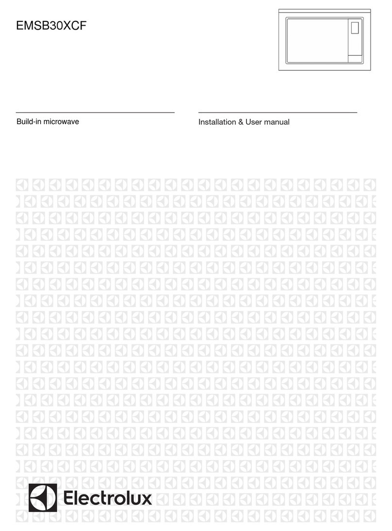 Electrolux EMSB30XCF Instruction Manual