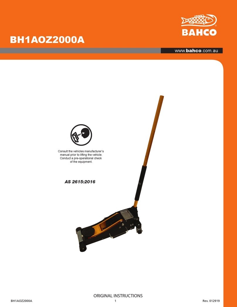 Bahco BH1AOZ2000A User manual