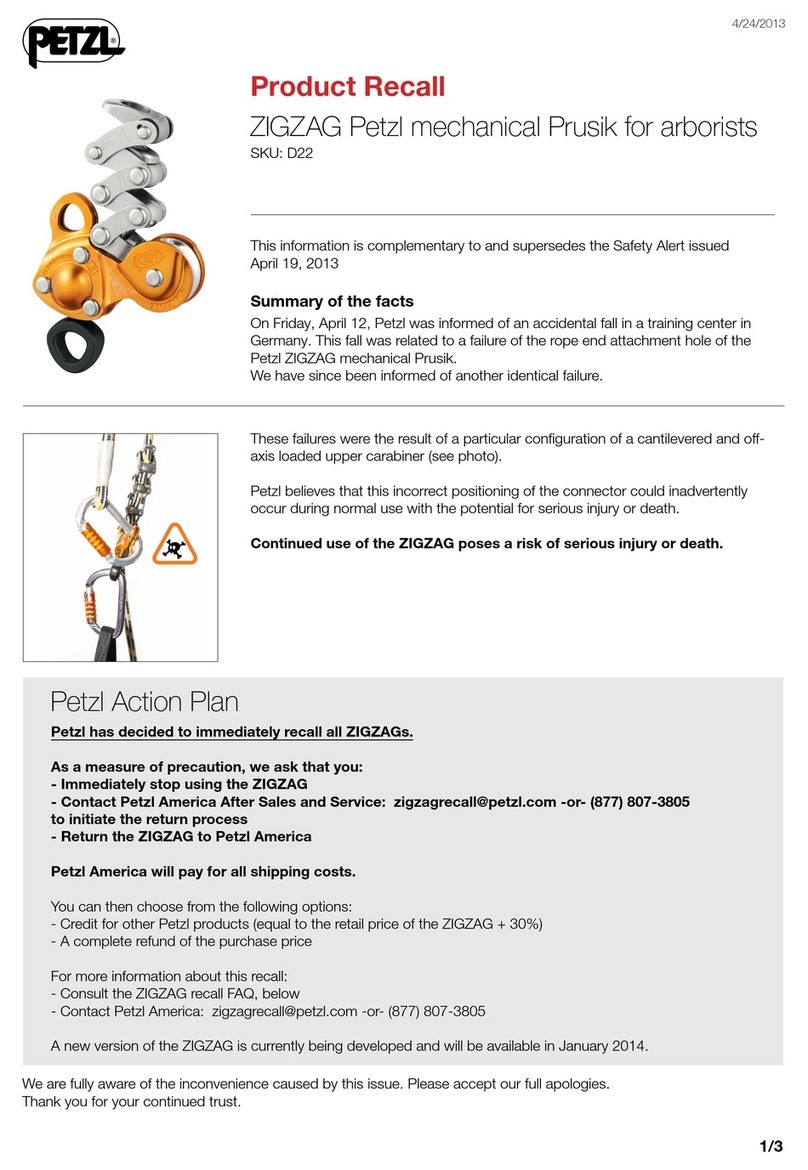 Petzl D22 quick start guide