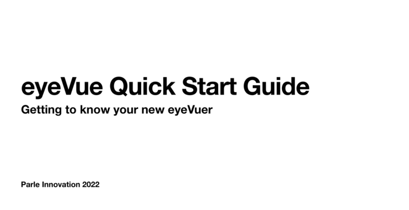 Parle Innovation Inc. eyeVue quick start guide