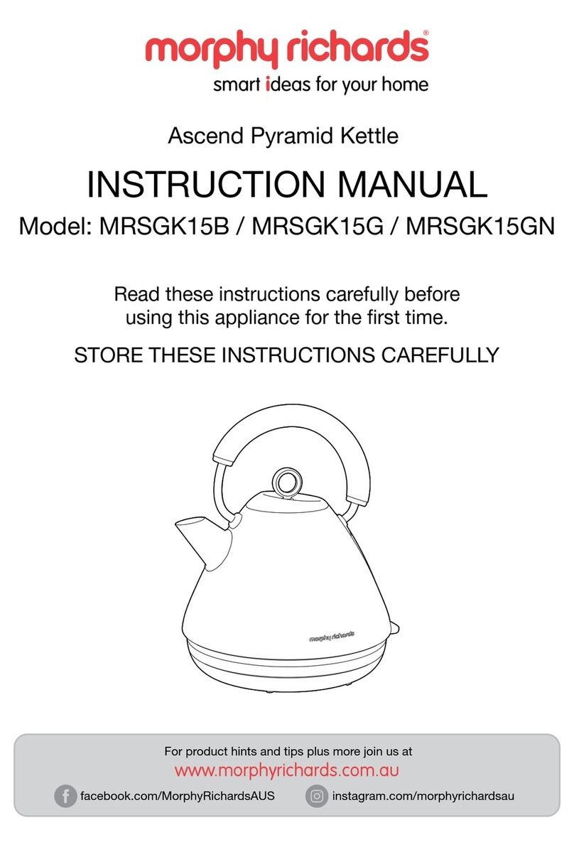 Morphy Richards MRSGK15B User manual