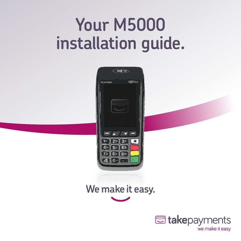 takepayments M5000 installation guide