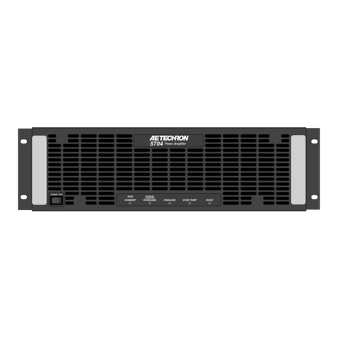 Aetechron 8704 User manual