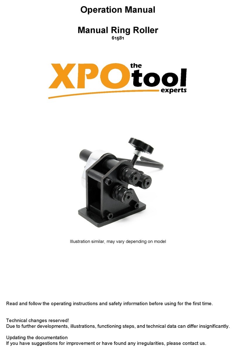 XPOtool 61581 Operation manual