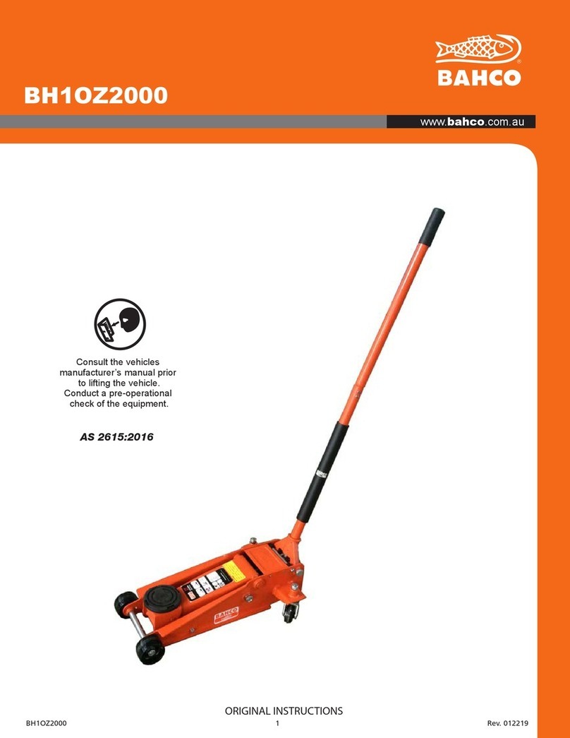 Bahco BH1OZ2000 User manual