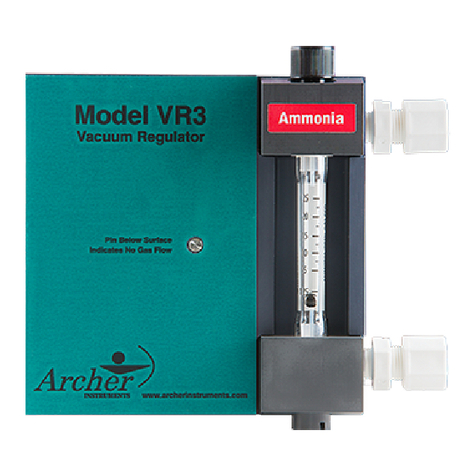 Archer VR3 Installation operation & maintenance