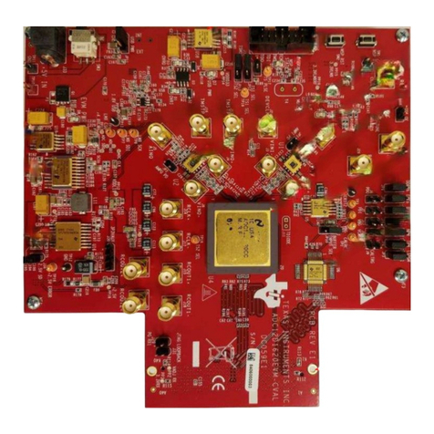 Texas Instruments TSW12D1620 User manual