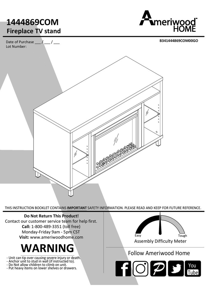 Ameriwood HOME 1444869COM Instruction booklet Ameriwood HOME 1444869COM Instruction booklet