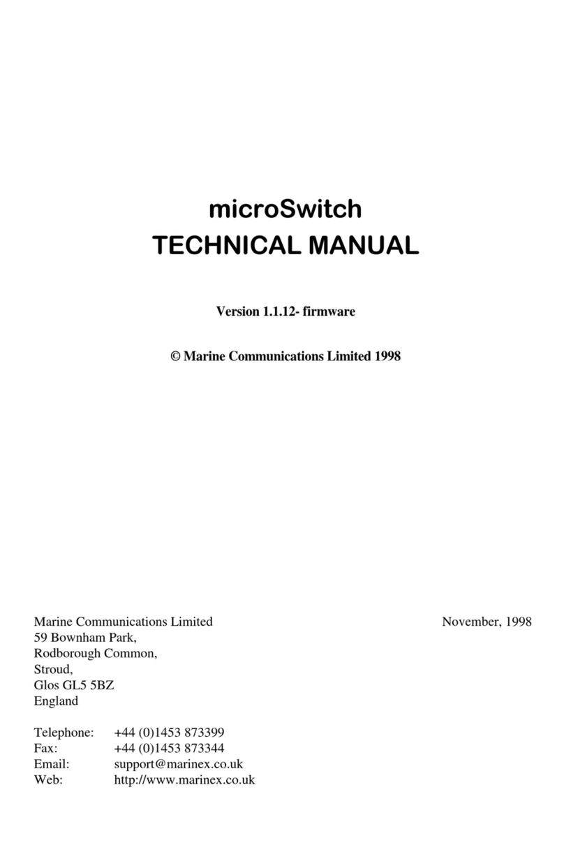 Marine microSwitch Technical manual
