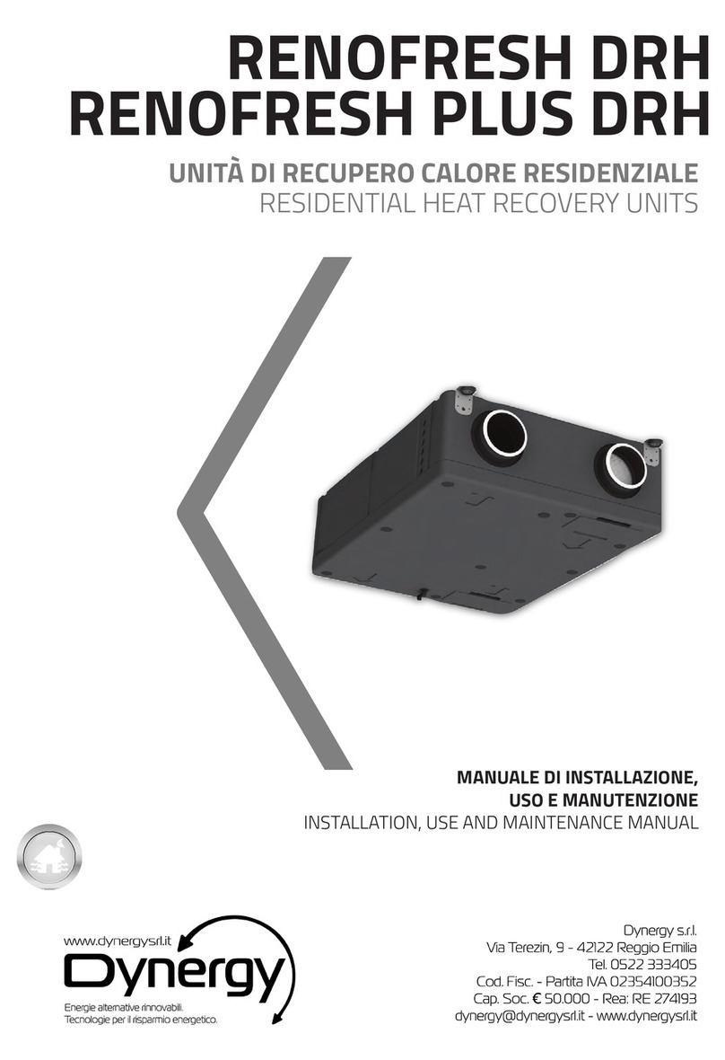 Dynergy RENOFRESH DRH User manual