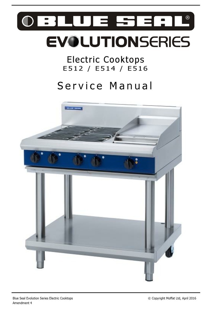 Moffat BLUE SEAL EVOLUTION Series Service manual