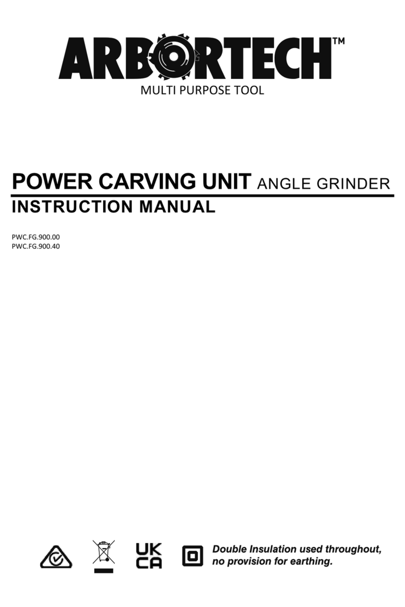 Arbortech PWC.FG.900.00 User manual