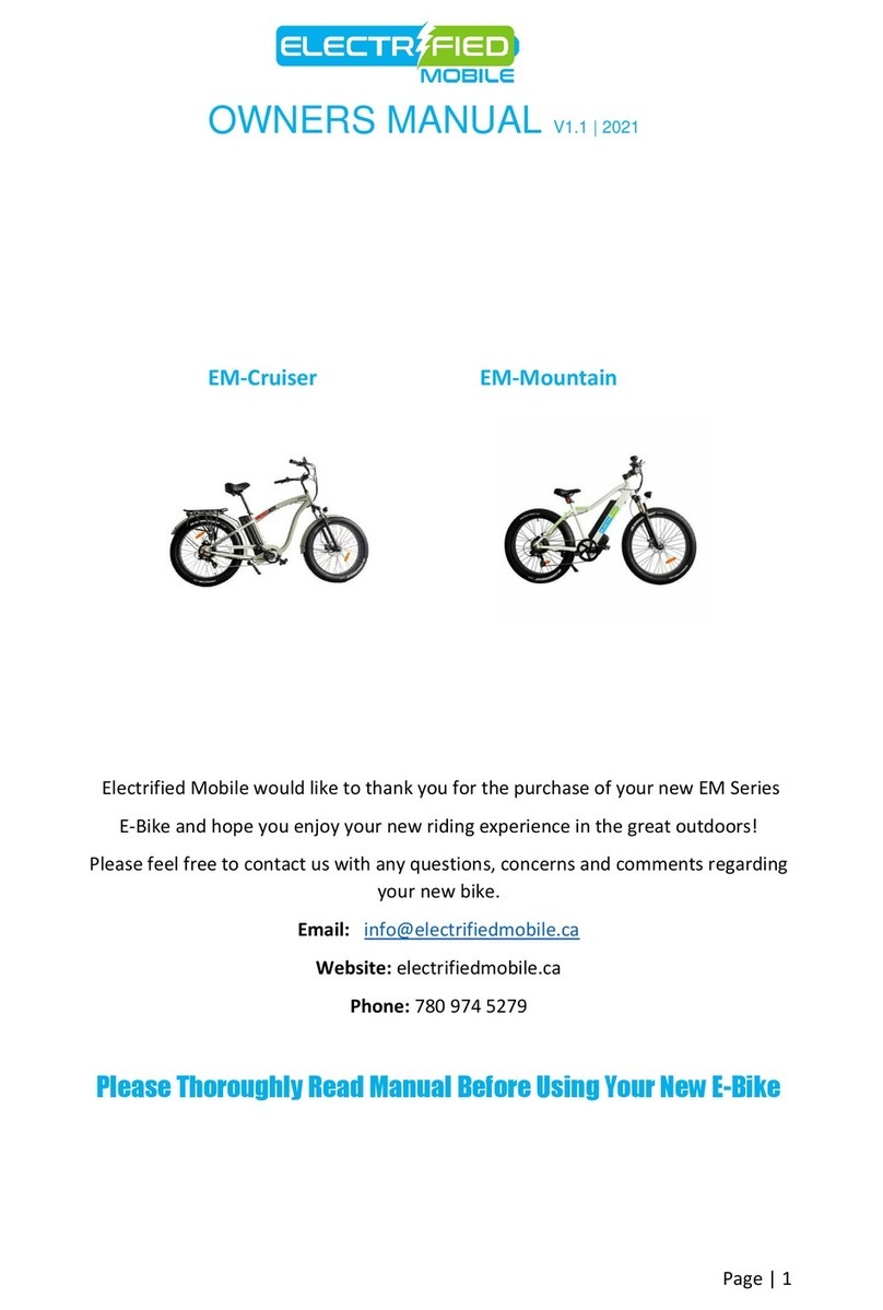 ElectriFied Mobile EM-Cruiser User manual